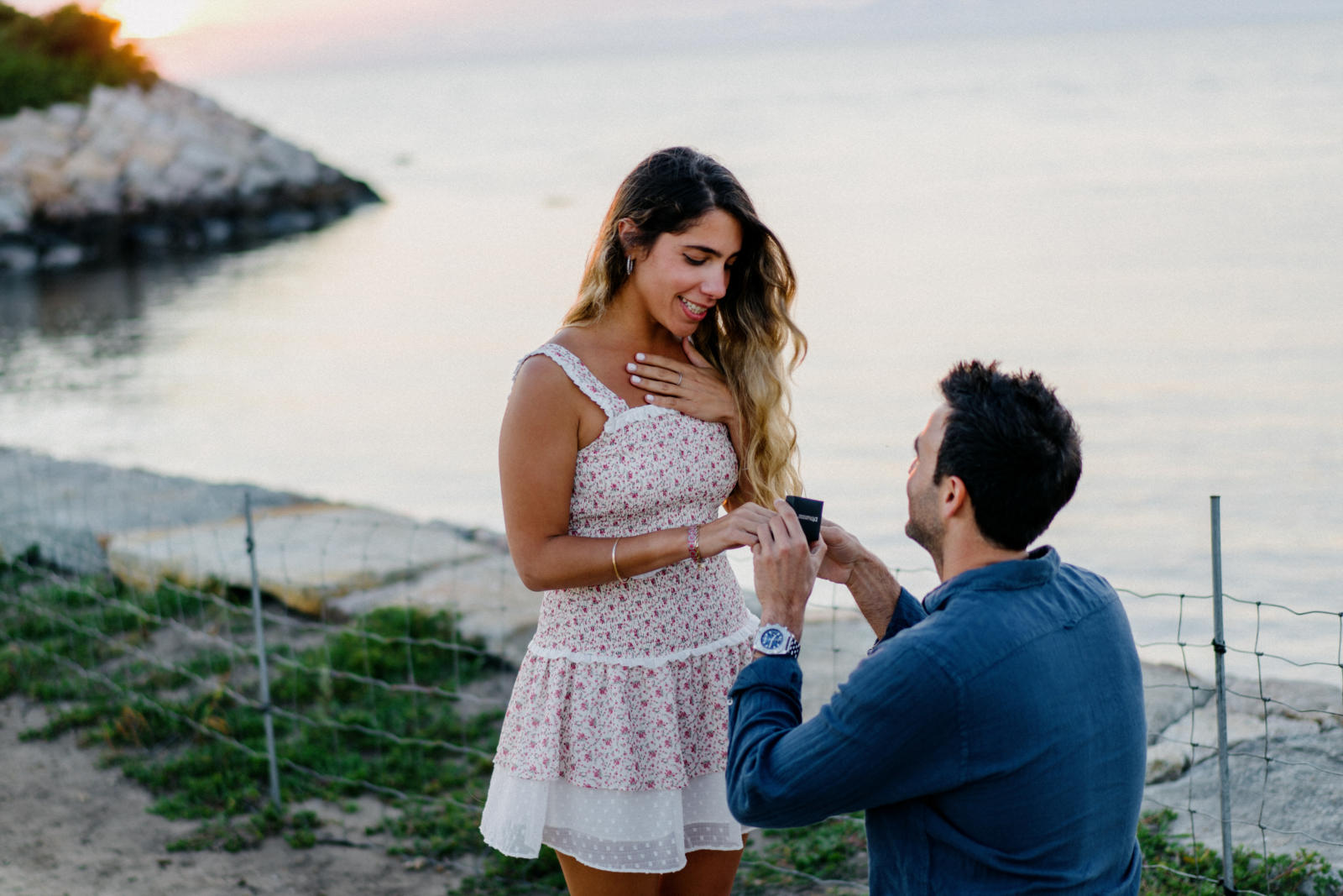 romantic proposal story on cape cod Falmouth